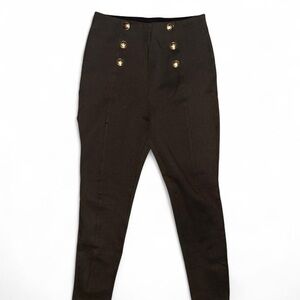 Zara High-Waisted Pants olive green size large